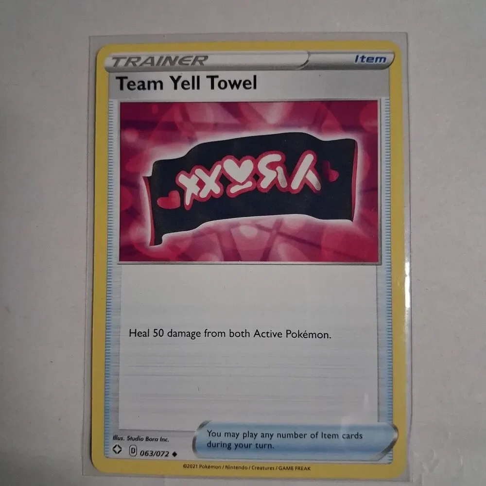 Team Yell Towel 063/072 Shining Fates Regular